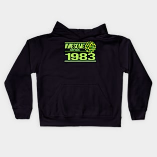 Green Leaf 1983 Kids Hoodie